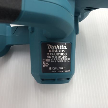 ДД MAKITA マキタ ブロワ 程度A 充電池1個付 コードレス式 18v 728406 BL1860B 新品未使用1つ付き UB185D ブルー