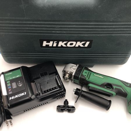 ДД HiKOKI ハイコーキ コーナドリル　程度B 充電器・充電池1個・ケース付 コードレス式 10mm 18v 2.5Ah J130025   DN18DSL グリーン