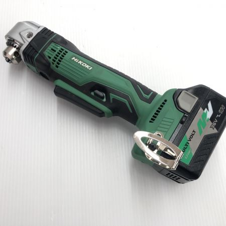 ДД HiKOKI ハイコーキ コーナドリル　程度B 充電器・充電池1個・ケース付 コードレス式 10mm 18v 2.5Ah J130025   DN18DSL グリーン