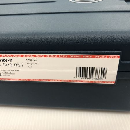 ДД BOSCH ボッシュ  ディスクグラインダー  未使用品(S) 充電器・充電池1個・ケース付 コードレス式 100mm 18v 5.0Ah GWS18V-7 ネイビー