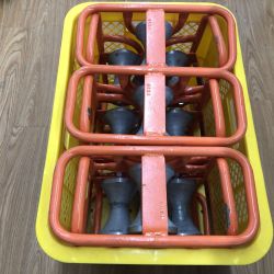 ДД IKURA SEIKI CO.,LTD. 育良精機  ケーブルコロ  程度B 12個セット ISS-1(110) オレンジ Bランク