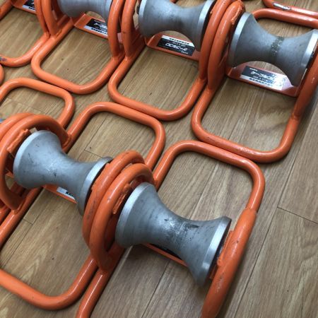 ДД IKURA SEIKI CO.,LTD. 育良精機  ケーブルコロ  程度B 12個セット ISS-1(110) オレンジ