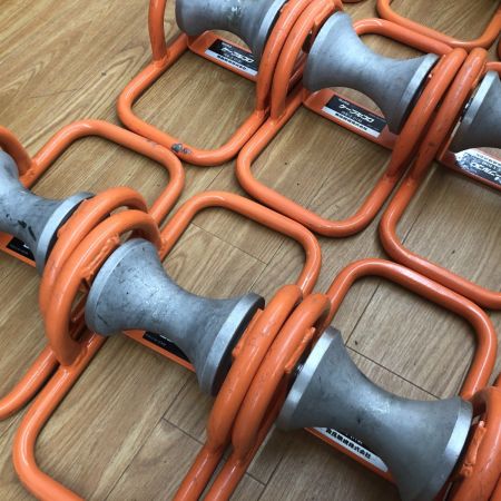 ДД IKURA SEIKI CO.,LTD. 育良精機  ケーブルコロ  程度B 12個セット ISS-1(110) オレンジ