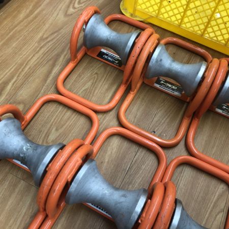 ДД IKURA SEIKI CO.,LTD. 育良精機  ケーブルコロ  程度B 12個セット ISS-1(110) オレンジ