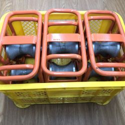 ДД IKURA SEIKI CO.,LTD. 育良精機 ケーブルコロ　程度B 12個セット ISS-1(110) オレンジ Bランク