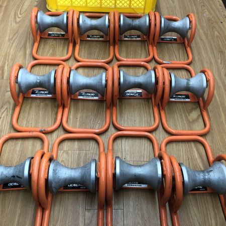 ДД IKURA SEIKI CO.,LTD. 育良精機 ケーブルコロ　程度B 12個セット ISS-1(110) オレンジ