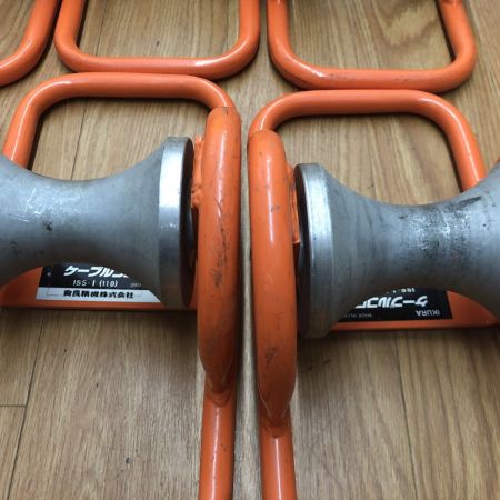 ДД IKURA SEIKI CO.,LTD. 育良精機 ケーブルコロ　程度B 12個セット ISS-1(110) オレンジ