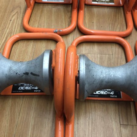 ДД IKURA SEIKI CO.,LTD. 育良精機 ケーブルコロ　程度B 12個セット ISS-1(110) オレンジ