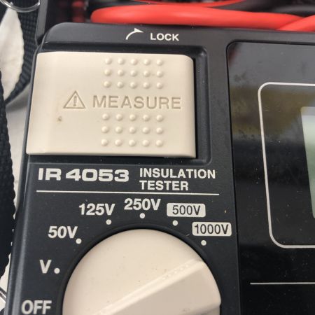 ДД HIOKI 絶縁抵抗計　ブラック 程度B IR4053 ブラック