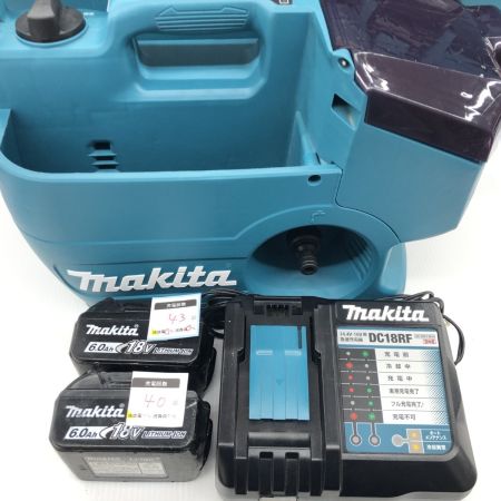 ДД MAKITA マキタ  高圧洗浄機 程度A 付属品完備 コードレス式 18v 0049802Y 中古バッテリー２つ、中古充電器１つ付き MHW080D ブルー