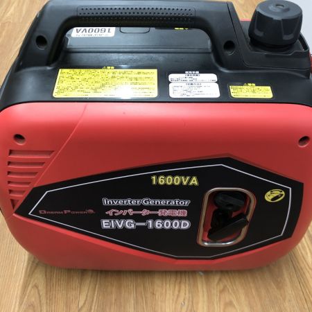 ДД NAKATOMI インバーター発電機   4サイクル 27GW00446 EIVG-1600D レッド