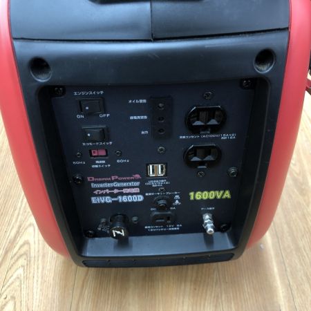 ДД NAKATOMI インバーター発電機   4サイクル 27GW00446 EIVG-1600D レッド