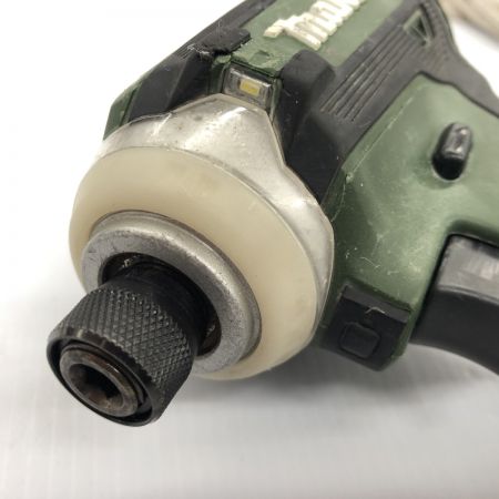 ДД MAKITA マキタ 締め付け工具 インパクトドライバ  程度B コードレス式 18v BL1860B中古バッテリー付き TD171D オリーブ