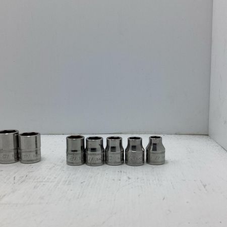 Snap-on スナップオン 3/8ショートソケット Snap-on SFM19～SFSM8　１本欠品(13欠品) SFM19～SFSM8