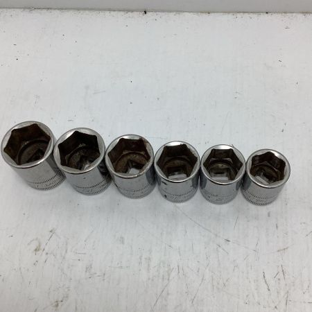 Snap-on スナップオン 3/8ショートソケット Snap-on SFM19～SFSM8　１本欠品(13欠品) SFM19～SFSM8