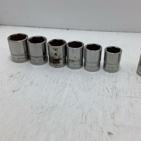 Snap-on スナップオン 3/8ショートソケット Snap-on SFM19～SFSM8　１本欠品(13欠品) SFM19～SFSM8