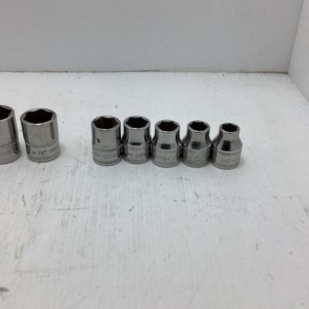 Snap-on スナップオン 3/8ショートソケット Snap-on SFM19～SFSM8　１本欠品(13欠品) SFM19～SFSM8