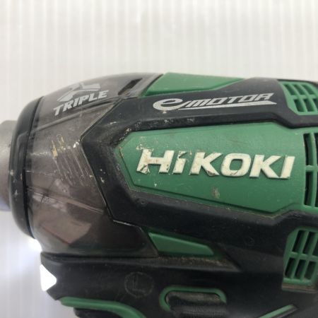 ДД HiKOKI ハイコーキ インパクトドライバ  程度B 充電器・充電池2個・ケース付 コードレス式 18v 6.0Ah WH18DDL2 グリーン