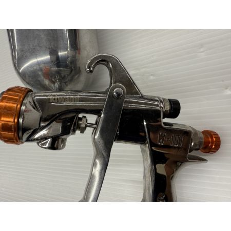 ДД ANEST IWATA センターカップスプレーガン　程度B カップ付き W-101-KP6 ライトグレー