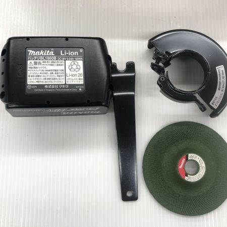 ДД MAKITA マキタ ディスクグラインダー 未使用品(S) 充電池1個付 18v 287133Y BL1860B新品未使用付き GA404DZN