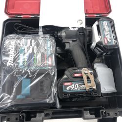 ДД MAKITA マキタ インパクトドライバ  未使用品(S) 充電器・充電池2個・ケース付 40v 2.5Ah 11546 TD002GRDXB ブラック Sランク
