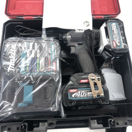 ДД MAKITA マキタ インパクトドライバ  未使用品(S) 充電器・充電池2個・ケース付 40v 2.5Ah 11546 TD002GRDXB ブラック
