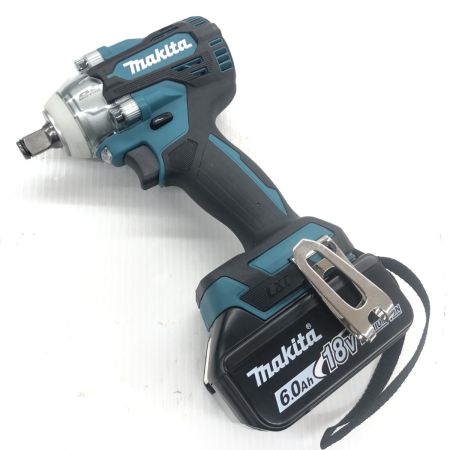 ДД MAKITA マキタ インパクトレンチ 未使用品(S) 充電器・充電池2個・ケース付 コードレス式 18v 6.0Ah 0/0/0 437274Y TW300DRGX ブルー