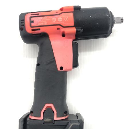 ДД Snap-on スナップオン インパクトレンチ  程度B 充電池1個付 コードレス式 9.7mm 14.4v 2.5Ah 193340350 使用感有 CTJ761AO レッド