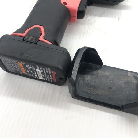 ДД Snap-on スナップオン インパクトレンチ  程度B 充電池1個付 コードレス式 9.7mm 14.4v 2.5Ah 193340350 使用感有 CTJ761AO レッド