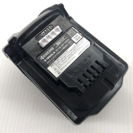 ДД KYOCERA キョウセラ バッテリー　未使用品(S) 18v 6.0Ah B-1860LA
