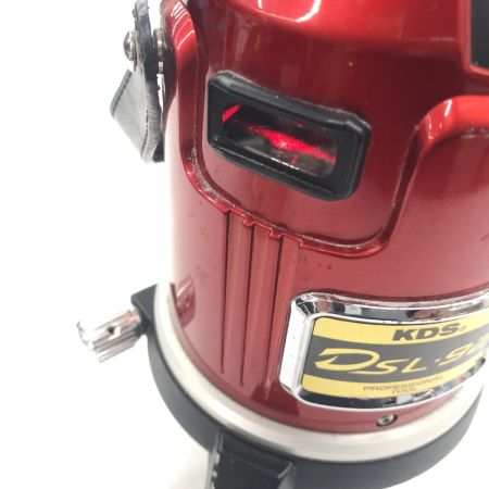 ДД KDS  レーザー墨出し器   程度B 受光機・ケース付 TAJIMAエレベータ三脚・ACアダプター付き DSL-92 レッド