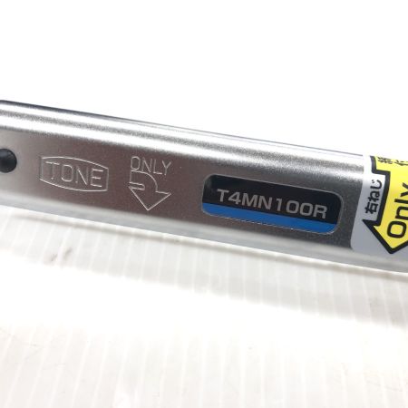 ДД TONE トネ  プレセット形トルクレンチ  未使用品(S) ダイレクトセット・左右ねじ用  差込角12.7mm(1/2"") ブラック 100N・m T4MN100R