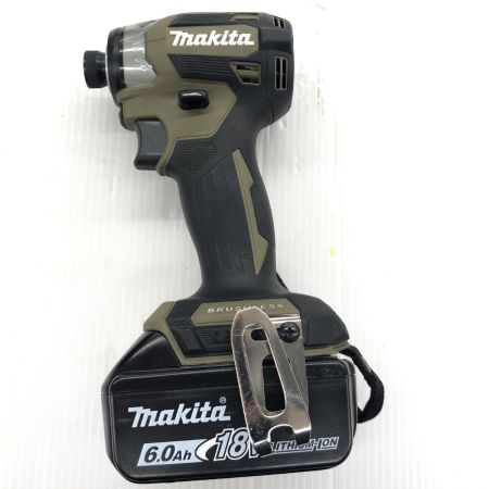 ДД MAKITA マキタ インパクトドライバ 程度A 充電器・充電池2個・ケース付 18v 6.0Ah 12/0/0/17/0/0 TD173DRG グリーン