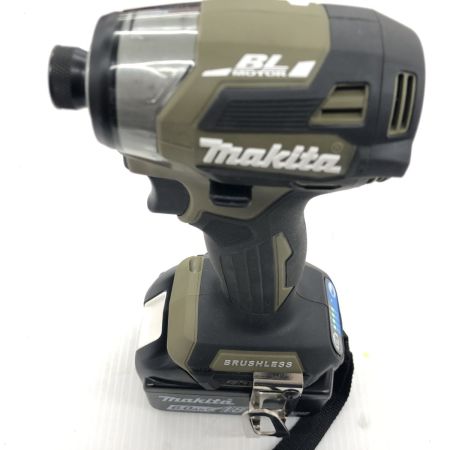 ДД MAKITA マキタ インパクトドライバ 程度A 充電器・充電池2個・ケース付 18v 6.0Ah 12/0/0/17/0/0 TD173DRG グリーン