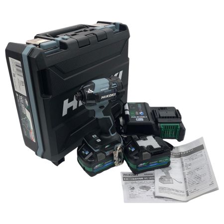 ДД HiKOKI ハイコーキ 36v 充電式インパクトドライバ 充電器・充電池2個(2.5Ah)・ケース付 WH36DD(2XHSZ) アイスグレー