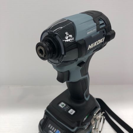 ДД HiKOKI ハイコーキ 36v 充電式インパクトドライバ 充電器・充電池2個(2.5Ah)・ケース付 WH36DD(2XHSZ) アイスグレー