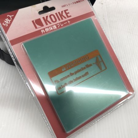 ДД KOIKE 自動遮光溶接 程度B キズ・ヨゴレ有 保護プレート4枚付き KADF-888S レッド