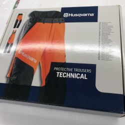 ДД Husqvarna ハスクバーナ プロテクティブズボン 未使用品(S) 本体のみ Lサイズ オレンジ Sランク