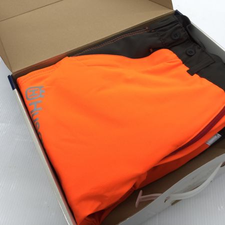 ДД Husqvarna ハスクバーナ プロテクティブズボン 未使用品(S) 本体のみ Lサイズ オレンジ