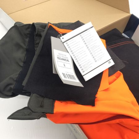 ДД Husqvarna ハスクバーナ プロテクティブズボン 未使用品(S) 本体のみ Lサイズ オレンジ