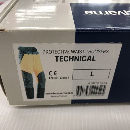 ДД Husqvarna ハスクバーナ プロテクティブズボン 未使用品(S) 本体のみ Lサイズ オレンジ