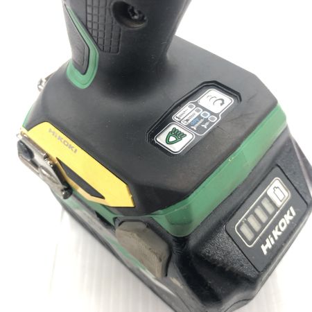 ДД HiKOKI ハイコーキ インパクトドライバ 程度B コードレス式 36v 2.5Ah J6106877 バッテリ１つ付き WH36DC グリーン