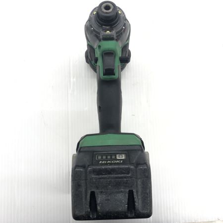 ДД HiKOKI ハイコーキ インパクトドライバ 程度B コードレス式 36v 2.5Ah J6106877 バッテリ１つ付き WH36DC グリーン