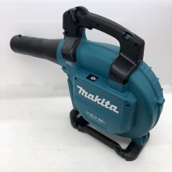 MAKITA マキタ 充電式ブロワ 36V(18v+18v) ノズル・ダストバッグ付き 本体のみ MUB363D ブルー Bランク