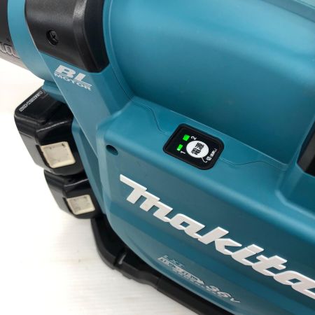 MAKITA マキタ 充電式ブロワ 36V(18v+18v) ノズル・ダストバッグ付き 本体のみ MUB363D ブルー