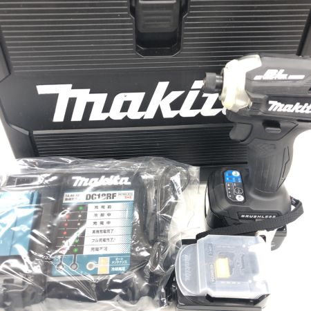 ДД MAKITA マキタ インパクトドライバ 未使用品(S) 充電器・充電池2個・ケース付 コードレス式 14.4v 6.0Ah 95921 TD161DRGX ブラック