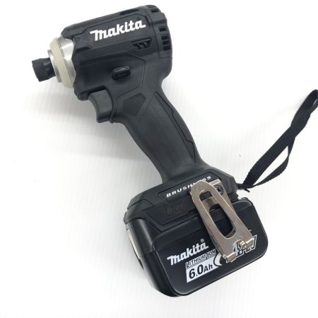 ДД MAKITA マキタ インパクトドライバ 未使用品(S) 充電器・充電池2個・ケース付 コードレス式 14.4v 6.0Ah 95921 TD161DRGX ブラック