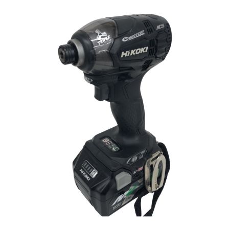 ДД HiKOKI ハイコーキ インパクトドライバ 程度A 充電器・充電池1個・ケース付 コードレス式 18v 683212 WH18DDL2 ブラック