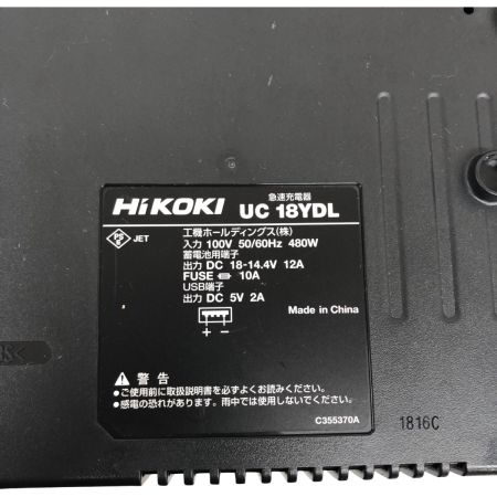 ДД HiKOKI ハイコーキ インパクトドライバ 程度A 充電器・充電池1個・ケース付 コードレス式 18v 683212 WH18DDL2 ブラック