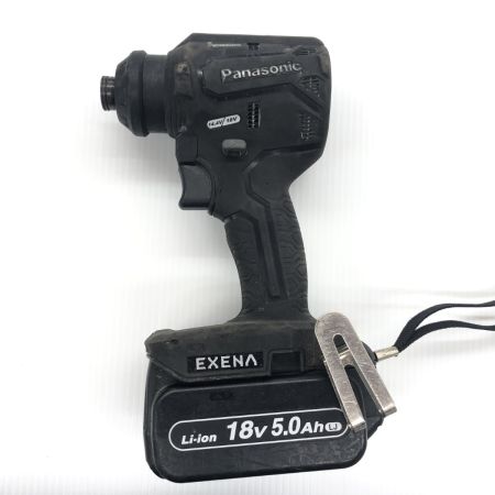 ДД Panasonic パナソニック インパクトドライバ 程度B 充電器・充電池2個・ケース付 コードレス式 18v 充電器,充電池一つ未使用 EZ1DD2 ブラック